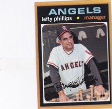 1971 TOPPS BASEBALL LEFTY PHILLIPS #279 ANGELS NMMT *97416