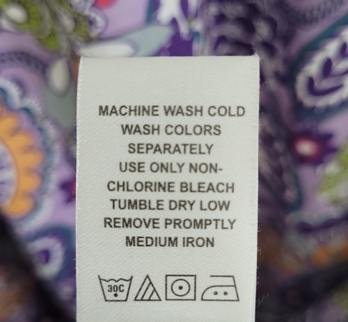 Only Necessities Lounger Nightgown Dress Purple Floral Womens Size 1X 22/24 - Picture 7 of 7