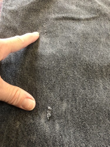 VTG Levis Strauss 545 Black 70s Denim Jeans Pants Size 33 x 32 Made in USA #495 - Picture 6 of 8