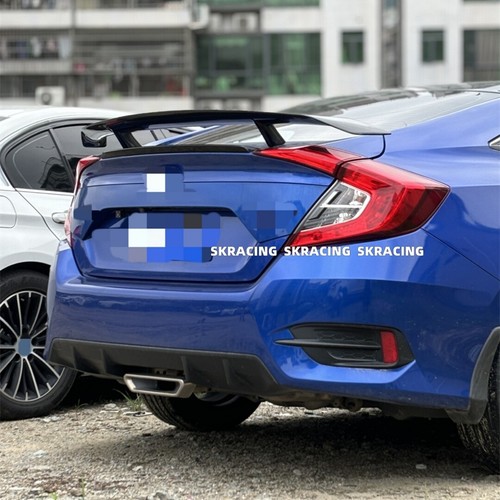 FOR 2017-22 INFINITI Q60 HIGH KICK DUCKBILL CARBON FIBER REAR TRUNK SPOILER WING - Picture 23 of 24