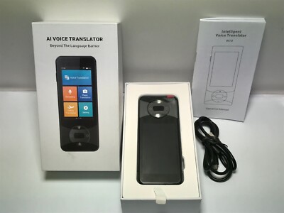 Language Translator 127 Languages AI Voice Translator W10  3.0 inch Touch Screen