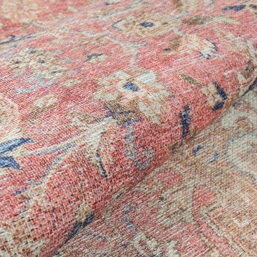 GLN Rugs Camelot - Machine Washable Area Rug - Turkish Pink/Coral Home Rugs - Picture 14 of 77