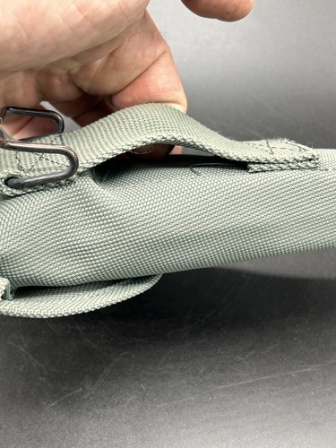 Italian Canvas Holster for Glock 19 19X , Light Green. Belt Loop - Picture 7 of 8