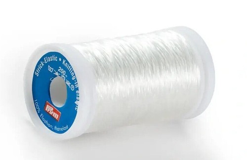 Prym 200m Knit in Transparent elastic thread for knitting & crochet 977770 - Picture 2 of 6