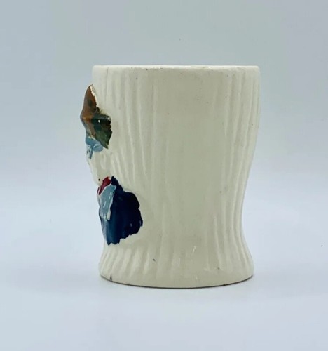 Vintage Eierbecher - Keele Street Pottery Lone Ranger & Tree Stump 1961 handbemalt - Bild 4 von 12
