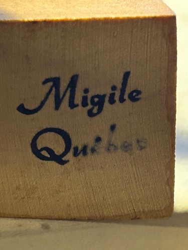 HANDGESCHNITZTE HOLZ ALTER MANN MIGIL / MIGILE QUEBEC KANADA VOLKSKUNST - Bild 6 von 6