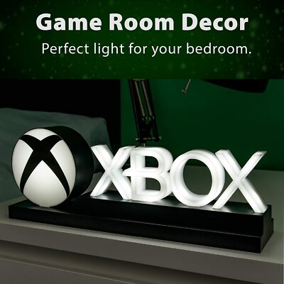 Paladone Xbox Icons Light ロゴ アイコンライト Paladone Green Xbox Icons Light, Dynamic Phasing and Pulsing