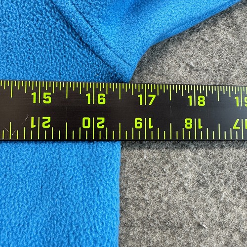 North Face Jacket Boys Small Blue Windbreaker Fleece Full Zip Polyester Solid - Picture 10 of 12