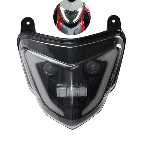 LED DRL Headlight Assembly with Turn Signal For Ducati Hypermotard 821 939 13-18 - Foto 10 di 15