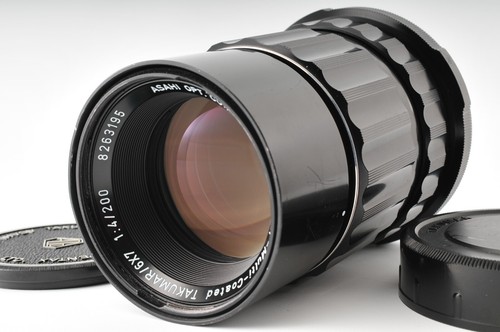 [Near MINT] ASAHI PENTAX SMC TAKUMAR 6×7 200mm f/4 Tele MF für 6x7 67 JAPAN - Bild 1 von 12