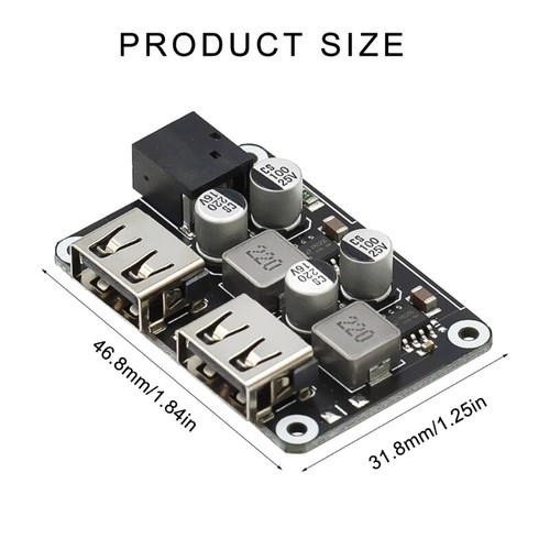 10Pcs Double USB Converters Charging Step Down Module Fast Charging Voltages - Picture 8 of 8