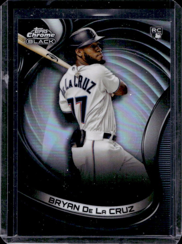 2022 Topps Chrome Black Bryan De La Cruz Refractor Rookie RC #111/199 Marlins