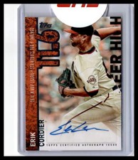 2015 Topps Erik Cordier Career High Autographs Series 2  #CHA-EC