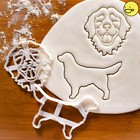 Set of 2 Golden Retriever cookie cutters |dog biscuit treats adoption rescue vet