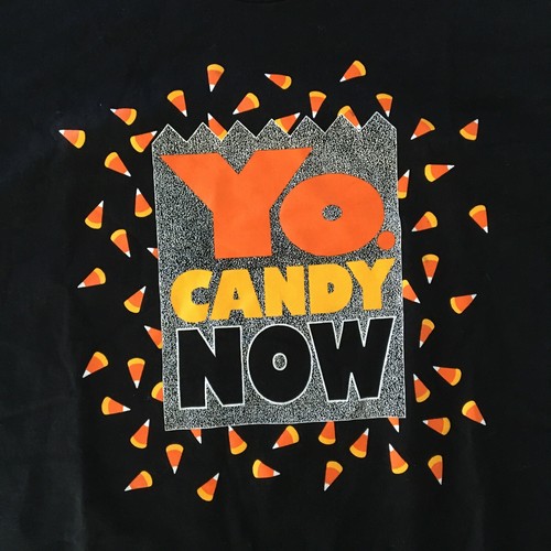 Vintage Halloween T-Shirt MTV Parody Yo. Candy Now Men’s XL Single Stitch USA - Picture 2 of 9