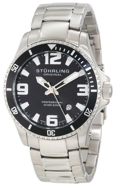stuhrling original mens dive watch