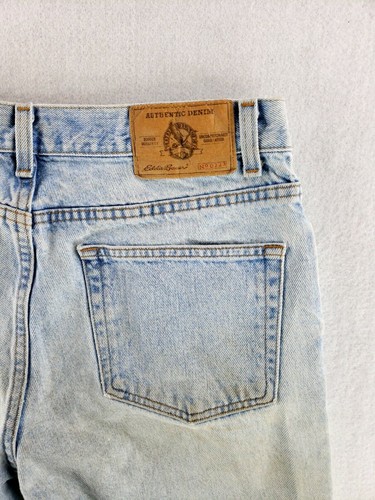 Vintage Eddie Bauer 35x30 (Actual 34x29) Classic Fit Jeans Heavy Faded Retro - Picture 5 of 9