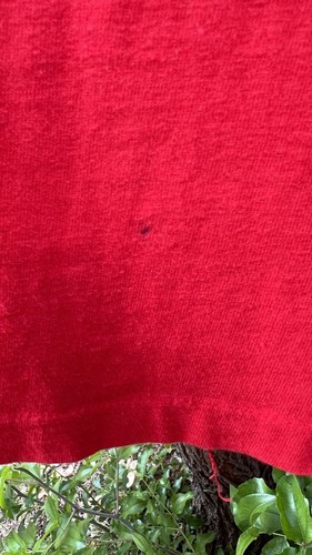 Vintage 70s Tennis Single Stitch T Shirt Red Baby Tee Palm Springs California - Picture 11 of 16