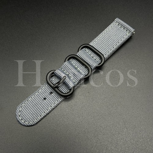 18-24mm 2-Piece HD Ballistic Nylon Military Diver Watch Strap Band Quick Release - Picture 17 of 45