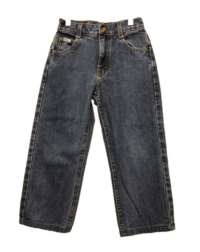 Lee Denim Jeans Kids Straight Leg 22 Inch Waist 18 Inch Inseam 5 Pocket - Picture 1 of 21