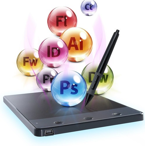 Huion H420 Graphics Drawing Tablet - Portable Stylus Pad with 3 Express Keys - Picture 8 of 11
