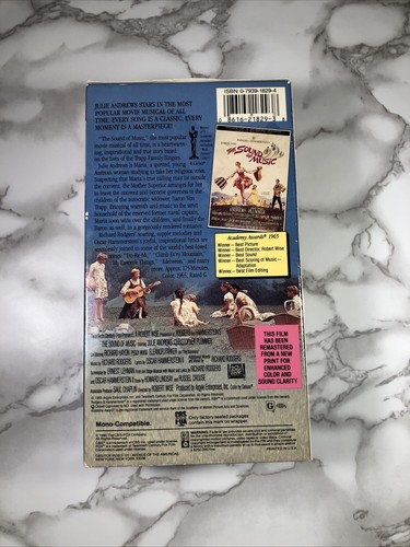 The Sound of Music 1965 (VHS, 1990, 2-Tape Set) Julie Andrews - Picture 2 of 10