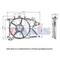 LüFter MotorküHlung FüR Opel Corsa C F08 F68 Tigra Twintop Combo Tour