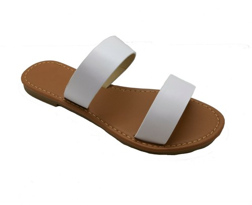 Mujeres Nuevas Sandalias Zapatos Gladiador Tanga Chanclas Sin Cordones Punta Plana Abierta - Imagen 6 de 63