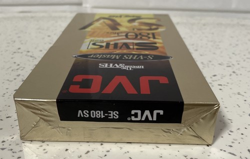 JVC S-VHS Master Tape SV180 New & Sealed Super VHS SE-180SV - Picture 9 of 12
