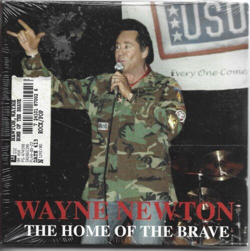 WAYNE NEWTON - THE HOME OF THE BRAVE - CD SINGLE!! NEW!!!