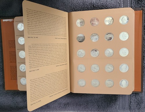 2010- 2015 ATB National Park 120 Quarter Set PDSS Clad/Silver Proof Dansco Album - Picture 11 of 13