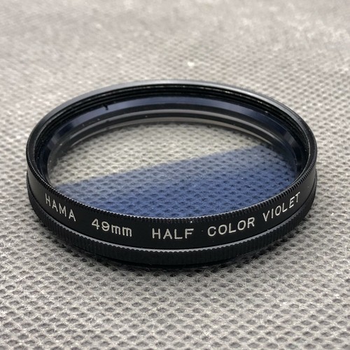 HAMA 49mm HALF COLOR VIOLET FILTER  - Picture 1 of 5