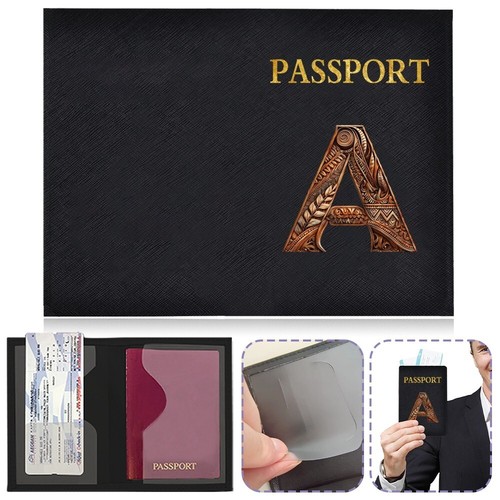 Neu Brief Reisepass Hülle Schutz Hülle Brieftasche Leder Reise Europa - Bild 10 von 35