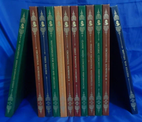 The 100 Greatest Recordings of all Time Franklin Mint Record Society 12 Box Sets