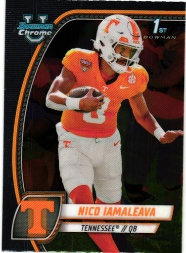 2024 Bowman U University Chrome Football Singles Inserts 1-200 Pick Your Player - Picture 46 of 66