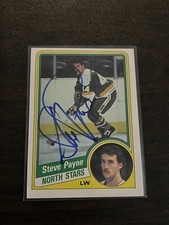 Minnesota North Stars Steve Payne Signed 1984-85 OPC Card