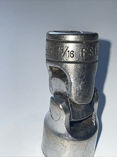 Snap-On USA 3/8" Drive 6-Point SAE 9/16" Flank Drive Universal Socket MPN FS18A - Picture 3 of 12