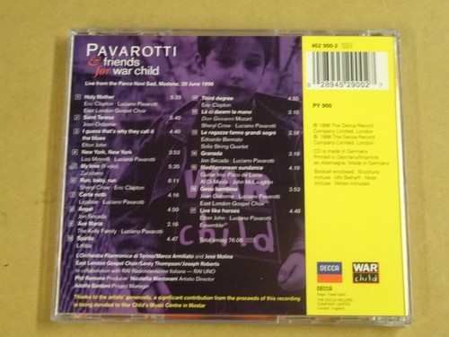 CD / PAVAROTTI - FRIENDS FOR WAR CHILD - Imagen 2 de 2