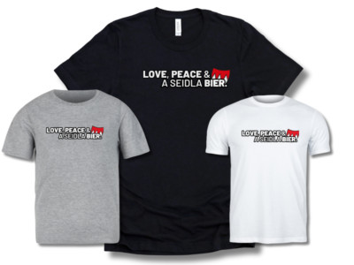 T-Shirt Herren SEIDLA BIER , T-Shirt Franken, T-Shirt witziger Spruch