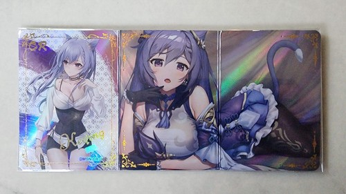 Tarjeta triple de bellezas de anime caja individual A B C RARA | Historia de la diosa Waifu - Imagen 3 de 24