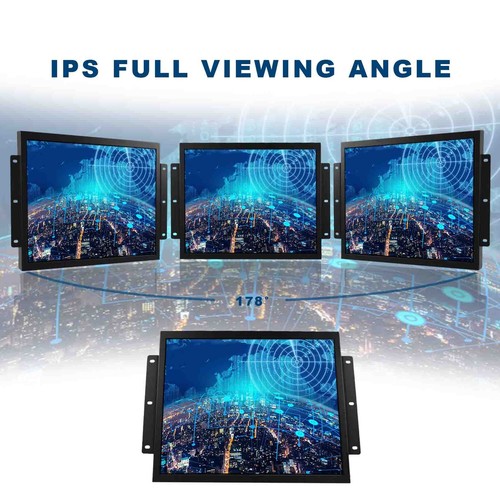 17" 1280x1024 1000nit TFT Touch LCD Industrial Monitor & HD VGA DVI Audio Port - Picture 3 of 8