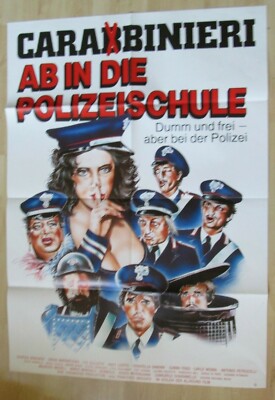 Filmplakat - Ab in die Polizeischule Carabinieri ( Donatella Damiani ) 