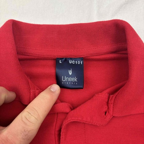 Isle of Arran Brewery Uneek Unisex Polo Shirt Short Sleeve Collared Large - Picture 4 of 7