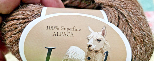 Lavish 100% Alpaca DK 1.75 oz 200 yards each natural brown skein Lot of 2 Skeins - Picture 5 of 7