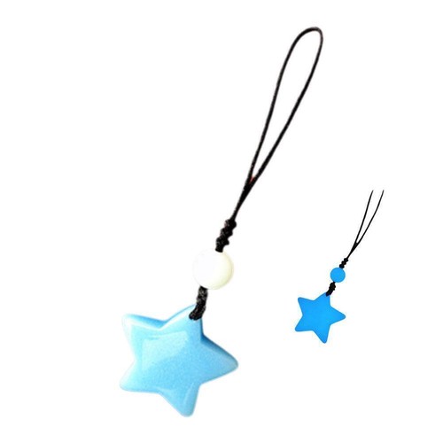 Star Glow-in-the-dark Phone Chain Small Star Mobile Accessory Deco Keychain D8G4 - Zdjęcie 4 z 22