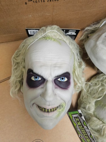Cantidad 1 - NUEVO Beetlejuice Deluxe Máscara Inyectora Trick or Treat Studios - Imagen 2 de 5