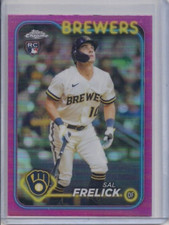 2024 Topps Chrome Pink Refractor Sal Frelick RC