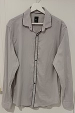 yd. BUTTON UP LONG SLEEVE COLLARED DRESS SHIRTS MEN'S - SIZE L