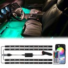 RGB 72 LED Strip Lights Car Interior Floor Atmosphere Decor For Dodge Challenger