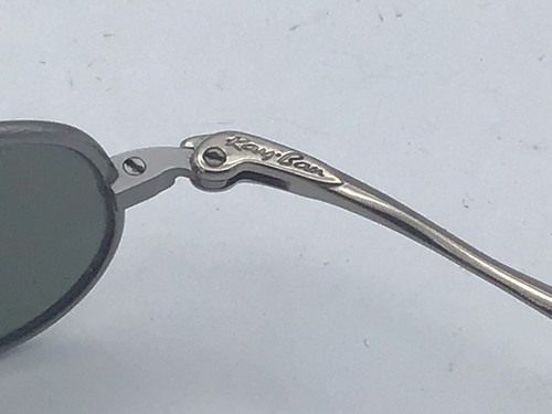 Vintage Ray Ban ORBS PROPHECY OVAL WRAP Sonnenbrille W2577 Nasenstück fehlt P1 - Bild 5 von 8